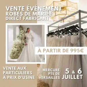 grand destockage robes de mariee