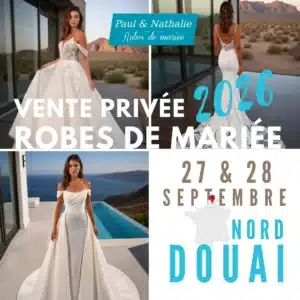 vente privee robes de mariee douai septembre 2025