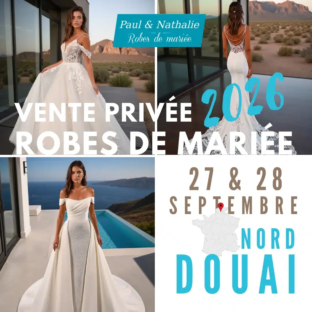 vente privee robes de mariee douai septembre 2025