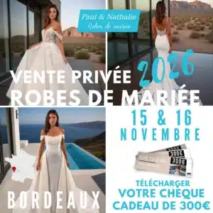 vente privee robes de mariee bordeaux by paul et nathalie