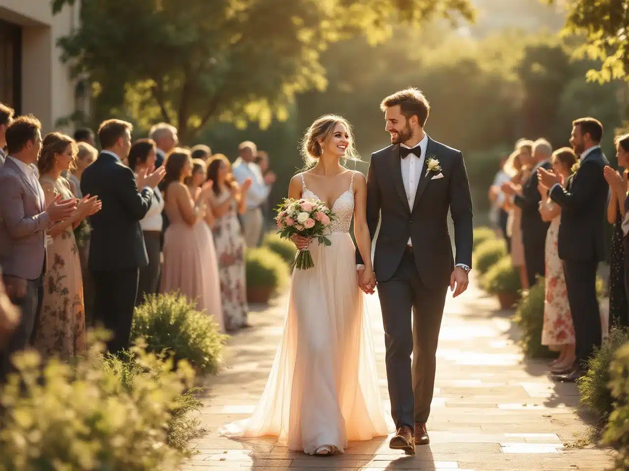 Photo robes-mariee-colorees-tendance
