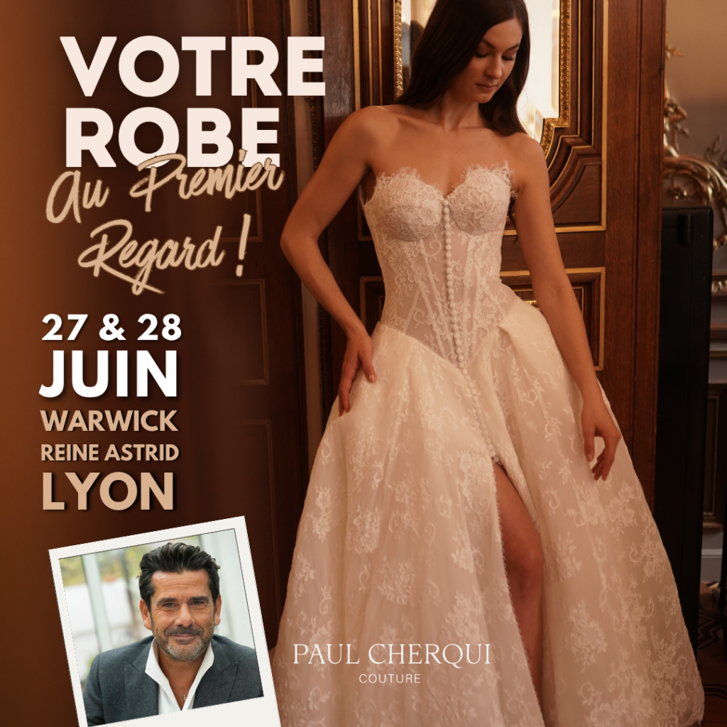 Vente privée robes de mariée à Lyon - Warwick Reine Astrid