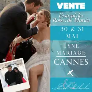 vente privee festival robes de mariee paul et nathalie lyne mariage cannes