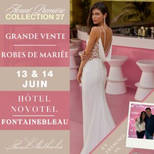 Grande vente de robes de mariée à Fontainebleau - Hôtel Novotel - 13 et 14 juin 2026