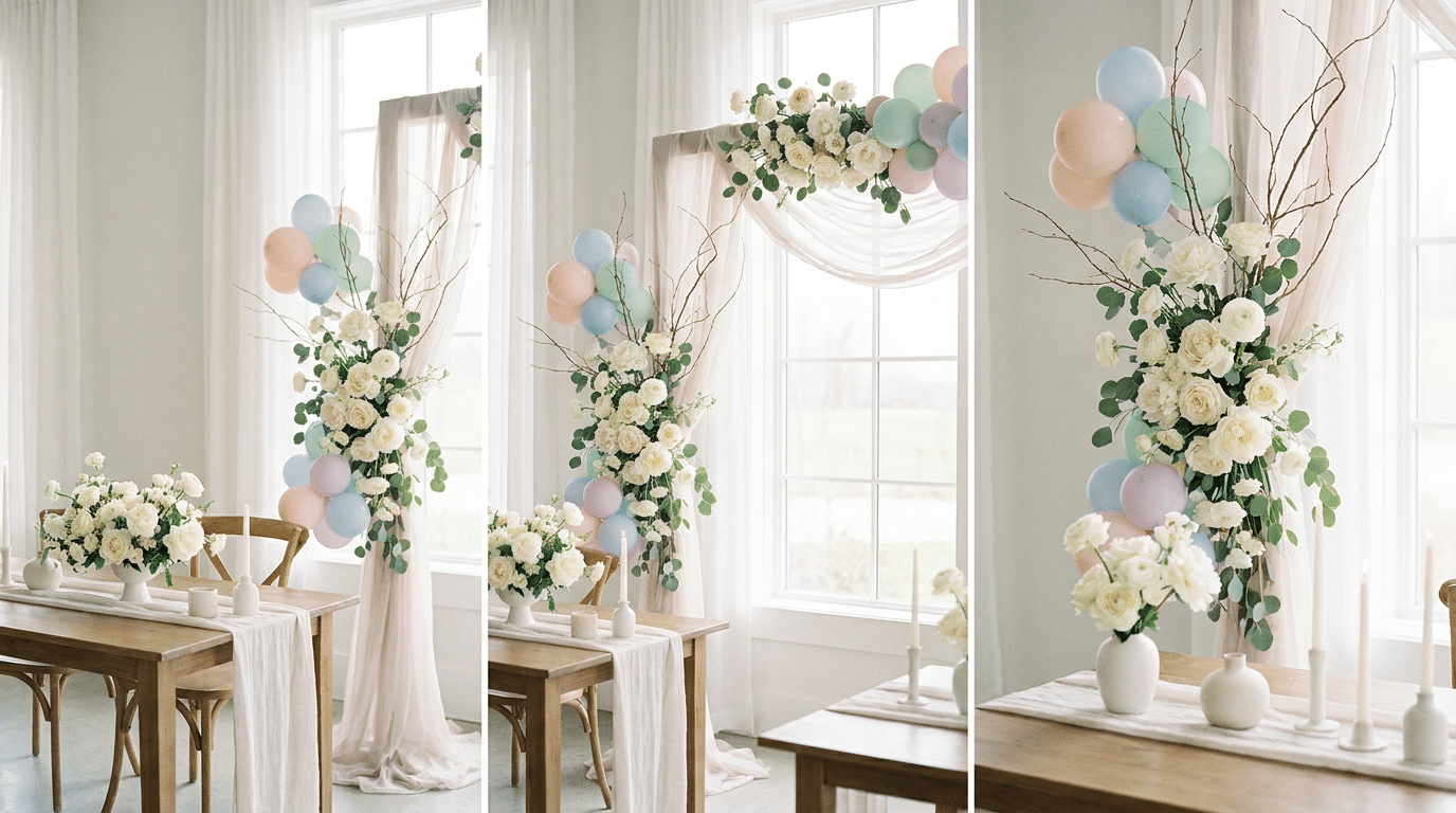 ballons mariage avec elegance