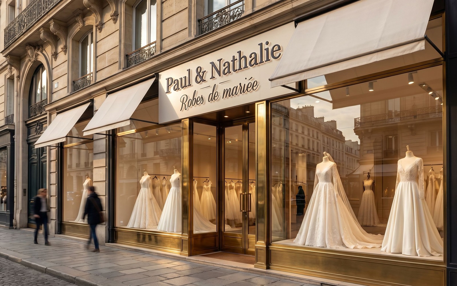 Devanture boutique Paul & Nathalie - franchise