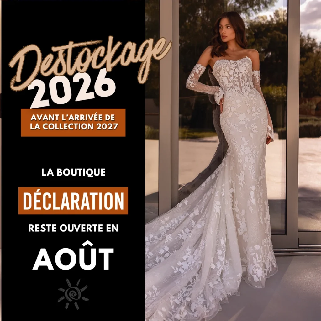 Déstockage 2026 chez Déclaration Mariage à Sceaux en août 2026