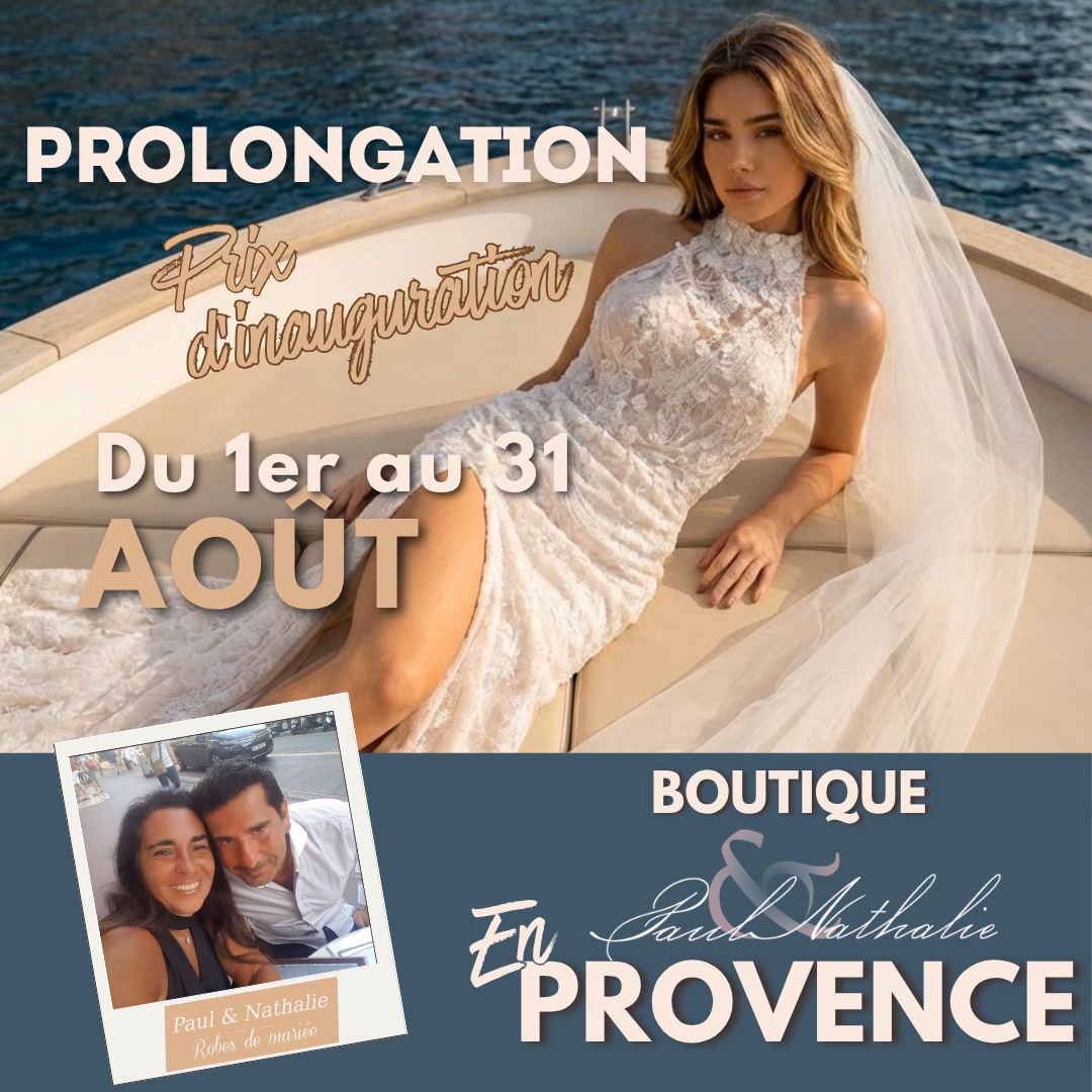 Prix d’inauguration à la boutique Paul & Nathalie Provence à Mollégès, du 1er au 31 août 2026