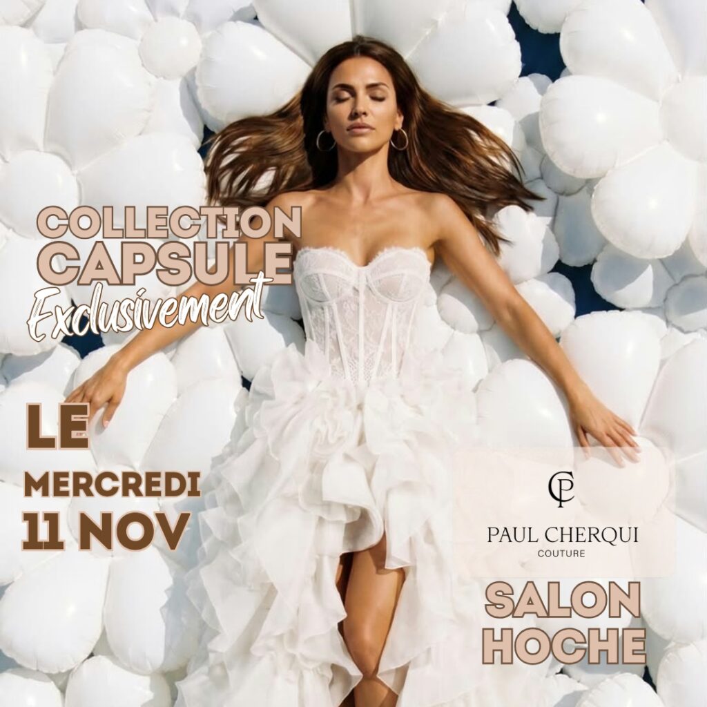 Collection capsule Paul Cherqui Couture aux Salons Hoche à Paris, mercredi 11 novembre 2026