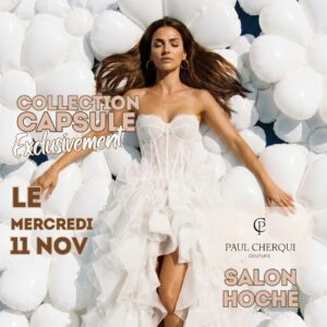 Collection capsule Paul Cherqui Couture aux Salons Hoche à Paris, mercredi 11 novembre 2026