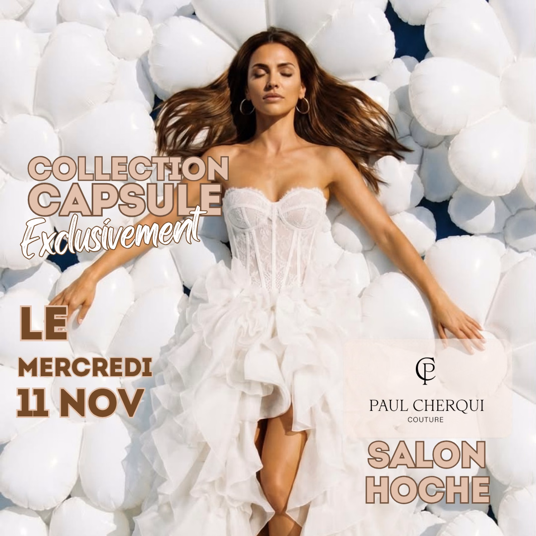 Collection capsule Paul Cherqui Couture aux Salons Hoche à Paris, mercredi 11 novembre 2026